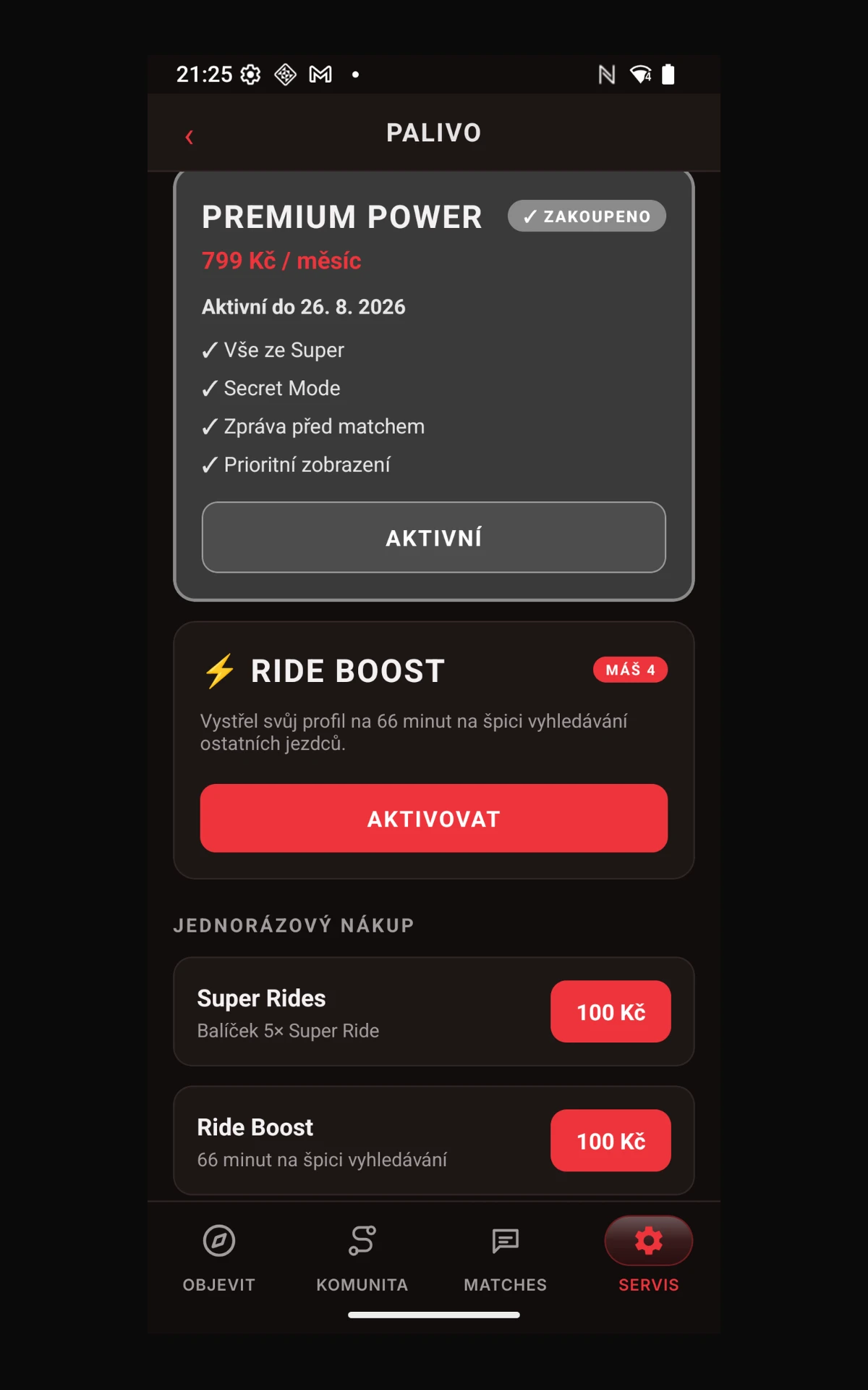 Premium Power & Boost